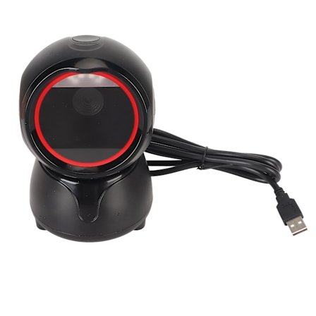 Desktop Stregkodescanner Global Shutter LED Indikator Prompt Toner Stort Vindue Stregkodelæser til QR Marked Bank Butik