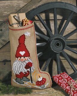 Broderikit Julstrumpa Tomtenisse