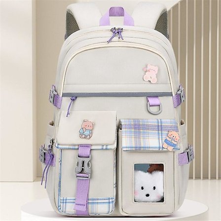 Nytt mode tjejer vattentäta skolväskor för lätta barn ryggsäck skolväska utskrift barn skolryggsäckar mochila
