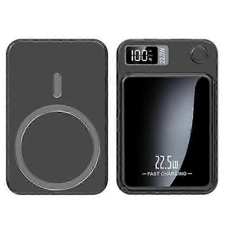 W-146 22.5W 10000mAh Powerbank Magnetisk Trådløs Lader Eksternt Batteri for Telefon
