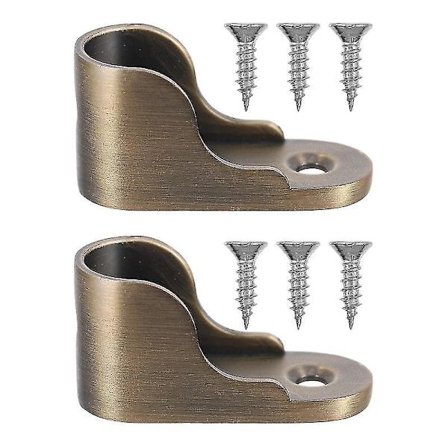 2 st Garderobsstångsfästen