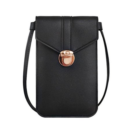 Telefonväska med pekskärm SVART - spot försäljning