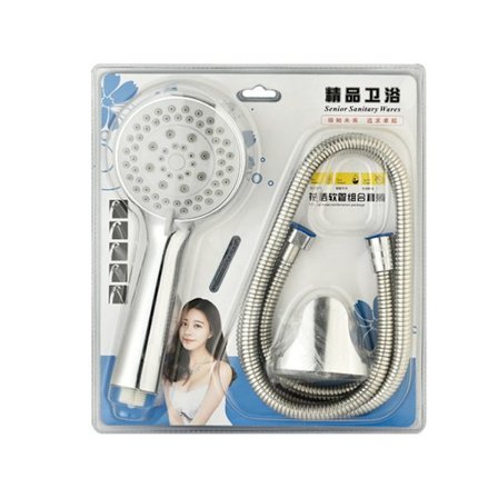 Duschhuvud Rund Handdusch Duschhuvud med Flexibel Dusch