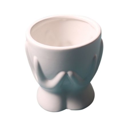 Huvudblomvaser Ren Vit Matt Keramisk Kruka Dressing Bästa Makeupborsthållare Arrangemangskruka