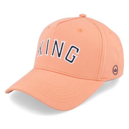 King Apparel - Rosa adjustable Keps - Staple Curved Peak Coral Adjustable @ Hatstore
