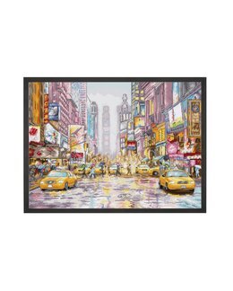 Broderisæt Canvas New York - LetiStitch