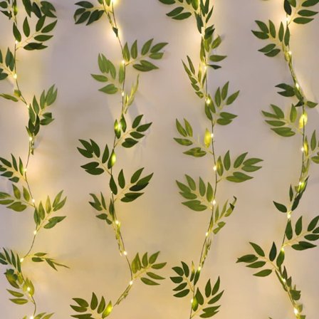 2m 20LED Lysstreng Pilkvist Batteridrevet Jul Bryllup Fest Dekoration Indendørs Udendørs