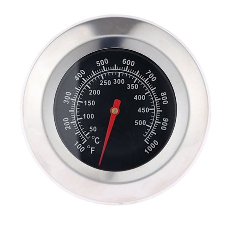 1 st 3 " Yta 1000F Termometer Temperaturmätare BBQ Grill Kolgrill Rök