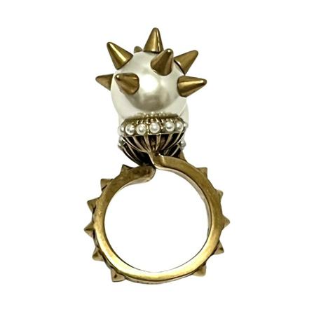 Gucci Vintage Rings , Geel , Dames , Maat: ONE Size