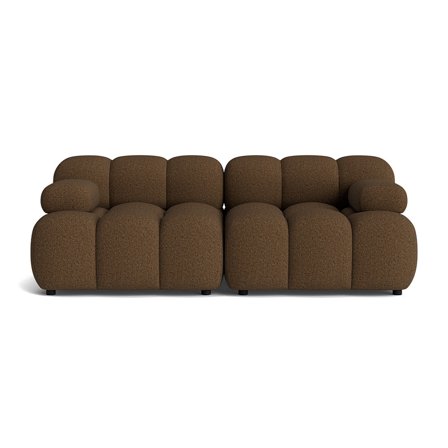 Puffy 2 personers sofa - Montreal Brun - 190x95x64 - Sofa, 2 personers sofa