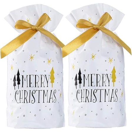 50 stk julegodisposer i plast med snøre