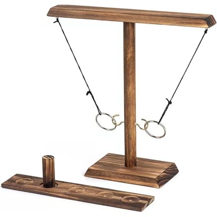 Peli, juhlapeli, puinen renkaanheittopeli aikuisten juomapeliin T