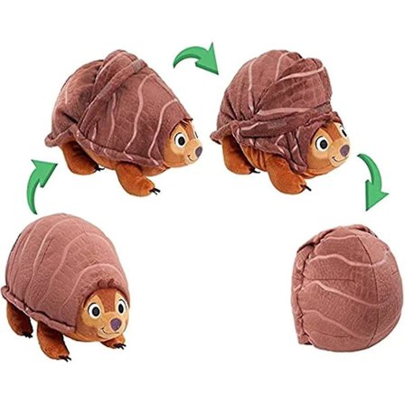 Laadukas 7 tuuman Raya ja viimeinen lohikäärme Fold'n Roll Tuk Tuk Pehmolelu, Täytetty eläinvyötiäinen