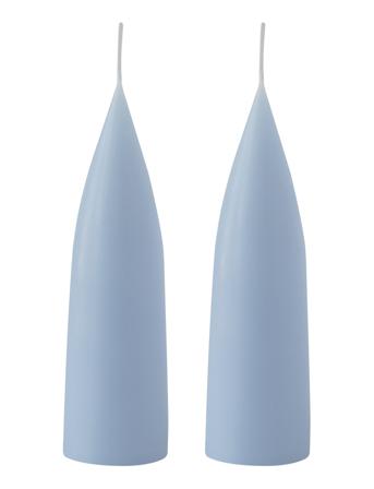 Hand Dipped C -Shaped Candles, 2 Pack Home Decoration Candles Block Candles Blå Kunstindustrien