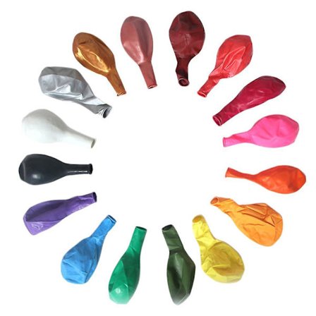 Latex Party Ballonger, 18 tum Helium Matta Ballonger med Latex, Perfekt för Bröllop, Examen, Baby Shower, Födelsedagsfest Dekoration (Blandade Färger)