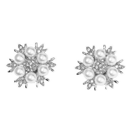 2 stk. Skokrystallpynt Avtakbare Skoklips Brudeskopynt Klips-hy