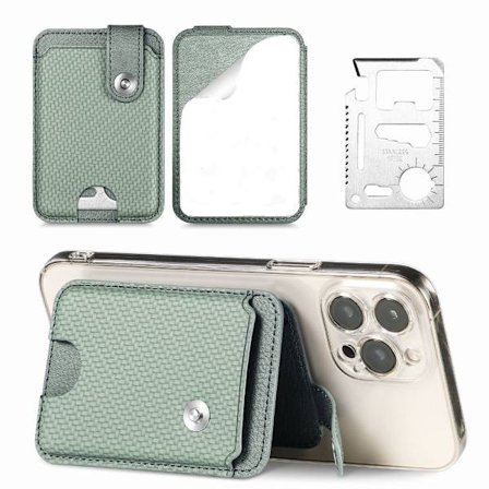 Mobiltelefon Kortväska Skyddshylsa Fäste GRÖN