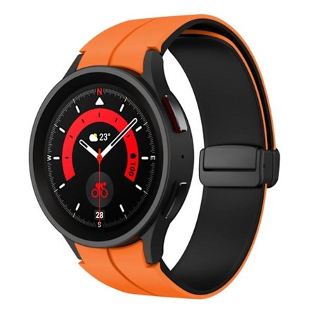 Samsung Galaxy Watch 6, 6 Classic Watch Strap - Orange/Black