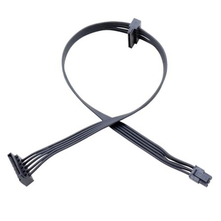 Mini 4Pin/4Pin/Mini 6Pin - kaksois-15Pin-kiintolevyn virtajohto Mini 4P - sarja