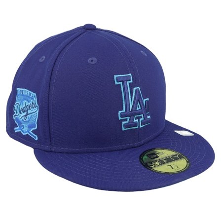 New Era - MLB Blå fitted Kasket - Los Angeles Dodgers 59FIFTY Fathers Day 23 Royal Fitted @ Hatstore