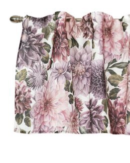 Multibåndskappe blomstret Dahlia Hvit