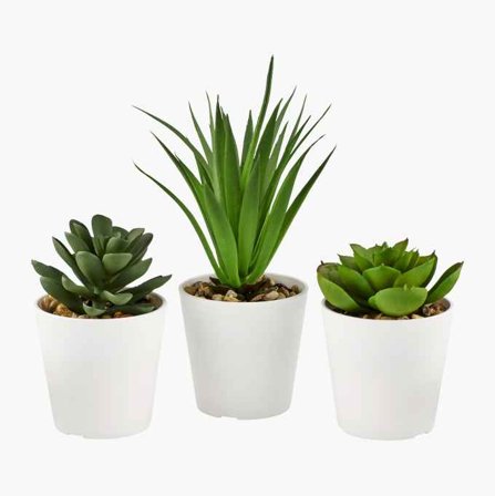 Konstgjord suckulent 3 st.