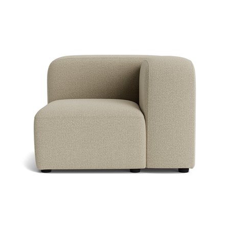 Milo hjørnemodul, højrevendt - Nordic Mørk Beige - 100x100x72 - Sofa