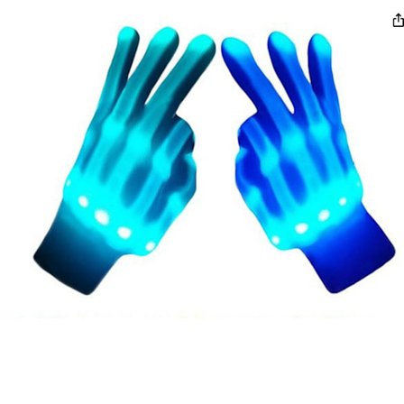 LED-hansker for barn, kule leketøysgaver egnet for 5-7 år gamle 8-12 år gamle gutter jenter Halloween-kostyme Lysende hansker