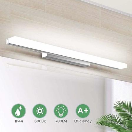 Led-peililamppu 40cm, seinävalaisin kylpyhuoneeseen 700lm 8w 6000k peililamppu kylpyhuoneeseen Led-peili Ip44 seinävalaisin Led moderni 