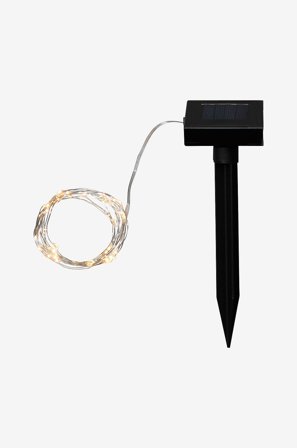 Star Trading - SolarDewDrop50Slinga - Sølv - Lysslynger - Fra Homeroom