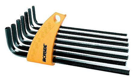 IRONSIDE SEKSKANTNØKKELSETT 5/64"-3/16" 9DELER