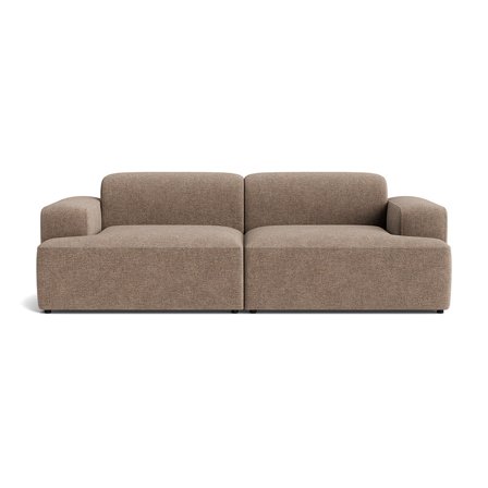 Madrid 3 personers sofa - Genesis Mørk Beige - 238x101x75 - Sofa, 3 personers sofa
