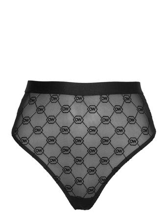 Ow Mona Thong Highwaist Black OW Collection