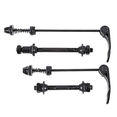 Hurtigutløsningsaksling for sykkel - Forhjul og bakhjul navaksling passer for landeveissykkel, terrengsykkel, BMX