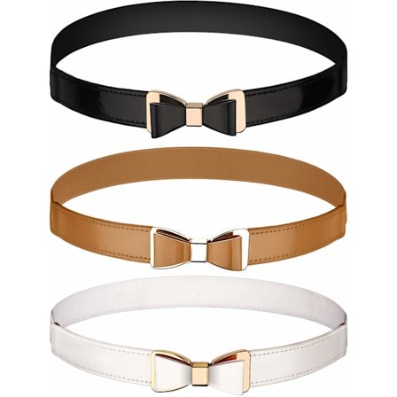 Hoikille naisille tarkoitetut ohuet vyöt, ohuet joustavat rusetit mekkoihin