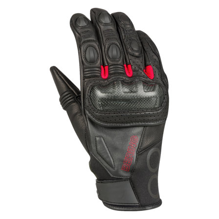 Motorhandschoenen Bering Radial Zwart/Rood XL