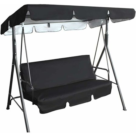 Havehavegynge baldakin 210D Oxford stof vandtæt, 190x132x15cm udskiftning baldakin