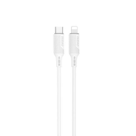 Dudao USB Type-C - Lightning-kaapeli 2M 20W PD L6S - Valkoinen