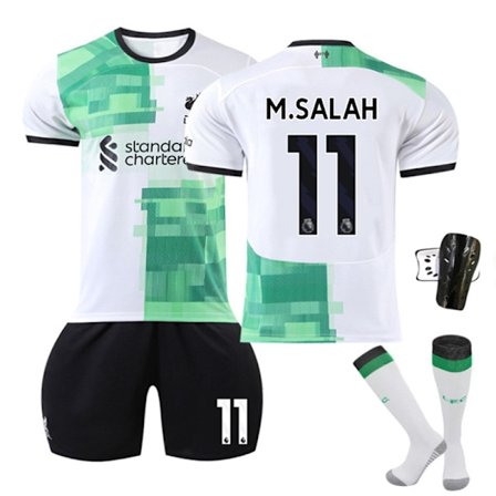 2324 Liverpool grøn udebanetrøje Salah fodboldtrøje B