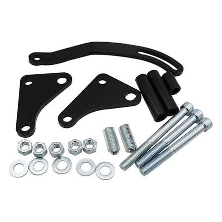 Musta ohjaustehostimen pumpun asennuskiinnike Chevy Gm Sbc Sb Chevy 350:lle