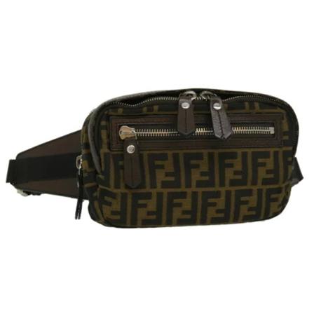 Fendi Vintage Pre-owned Canvas crossbody-tasker Brun, unisex Vintage Tasker, Størrelse: ONE Size