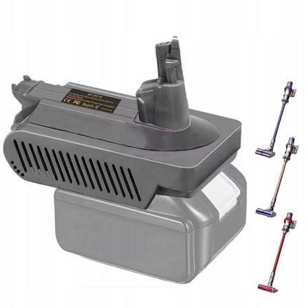 Adapter Batteri Makita 18V til Dyson V10 – Smart Beskyttelse | ABS Materiale | Kompatibel med V10 Animal, Absolute