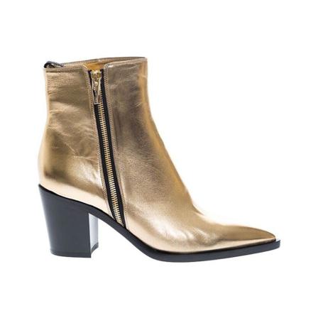 Gianvito Rossi, Texan style leather boots 70 Żółty, Kobieta, Rozmiar: 38 EU