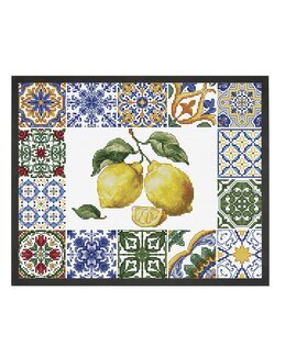 Broderikit Billede Middelhavets citronessens - Luca-S