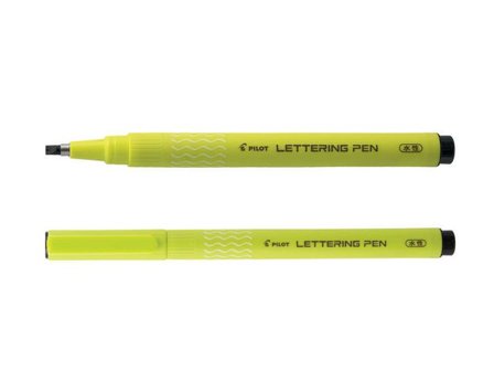 PILOT Kalligrafipenna, fiberspets, 3 mm spets, vit pennkropp, svart bläck - Lyreco - Kontorsmaterial - Pennor - Kalligrafipennor