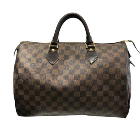 Louis Vuitton Vintage, Pre-owned Canvas louis-vuitton-bags Bruin, Dames, Maat:ONE Size