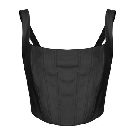 Pinko Sleeveless Tops Sort, Dame