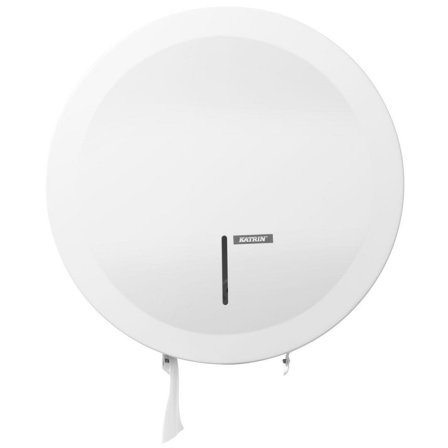 KATRIN Dispenser Gigant S hygienisk, manuell, metall, vit - Lyreco - Städ och hygien - Toalettpapper och torkpapper - Hållare - Torkrullar