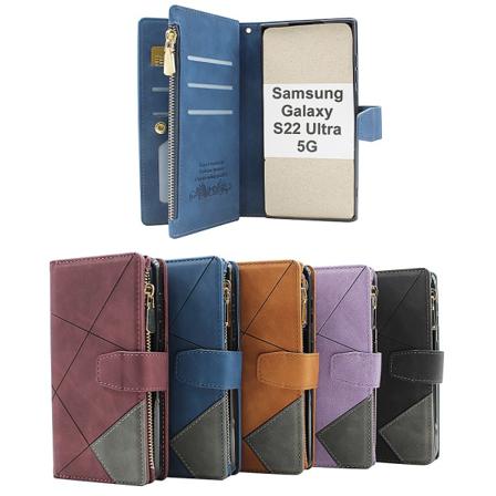 Xl Standcase Lyxfodral Samsung Galaxy S22 Ultra 5g Svart