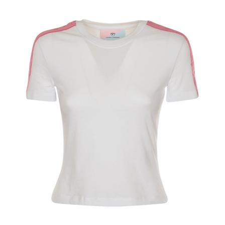 Chiara Ferragni Collection, T-shirt Wit, Dames, Maat:M